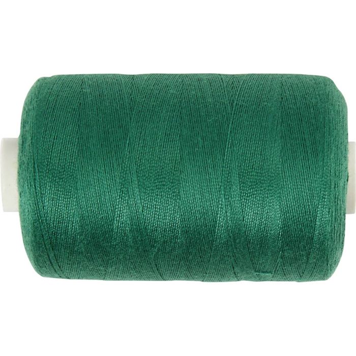 Sewing Thread, polyester, green, 1000 m/ 1 roll