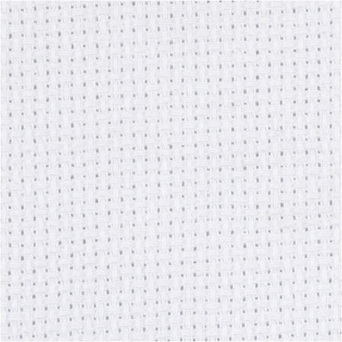 Aida Fabric, size 50x50 cm, 70 squares per 10cm , white, 1 pc