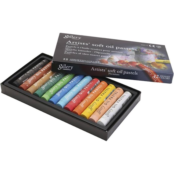 Gallery Oil Pastel, 12 pc/ 1 pack