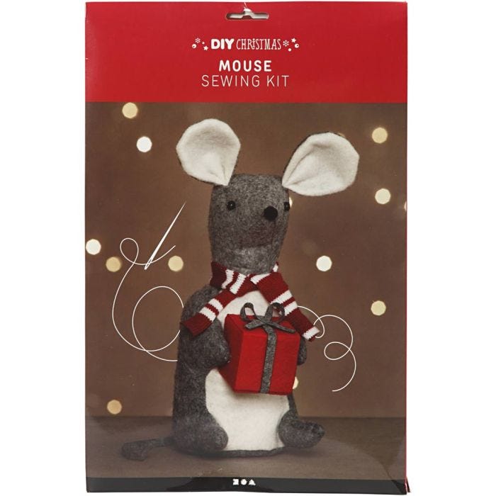 Christmas mouse, 30 cm, 1 pc