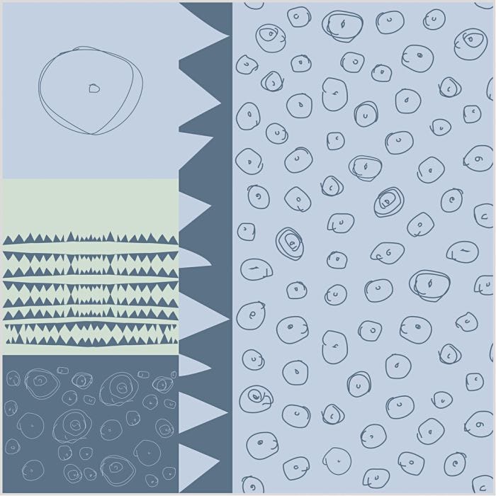 Fabric, W: 145 cm, 140 g, blue, 1 rm