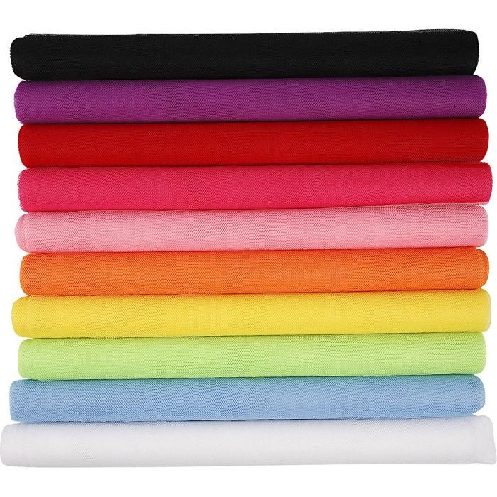 Tulle, W: 50 cm, 10x5 m/ 1 pack
