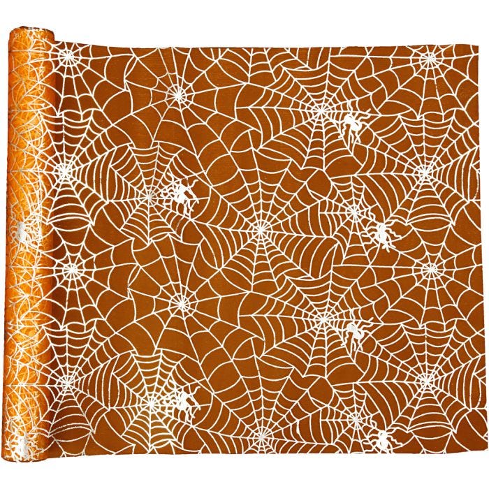 Table Runner, 3,5 M, 29 cm, orange, 1 roll