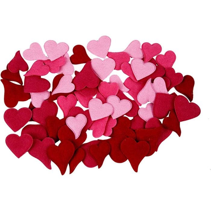 Hearts, 160pc/ 1 pack