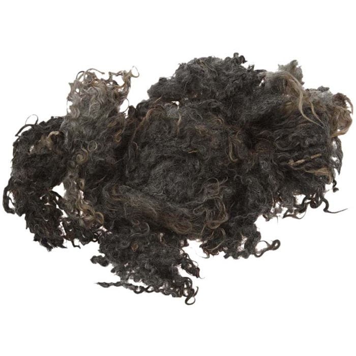 Curly Locks, dark grey, 100g/ 1 bundle