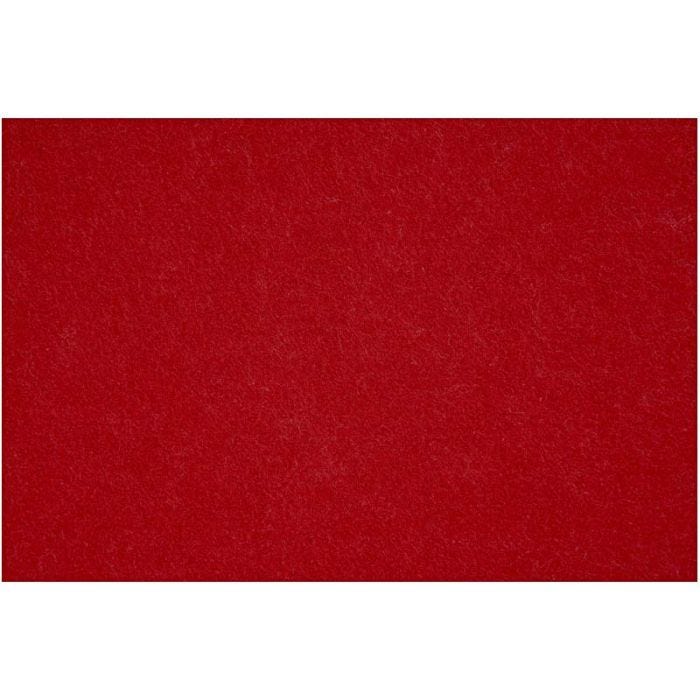 Craft Felt, sheet 42x60 cm, thickness 3 mm, antique red, 1 sheet