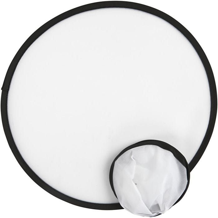 Frisbee, dia. 25 cm, white, 5 pc/ 1 pack