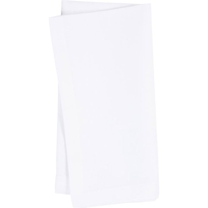 Fabric Napkins, size 42x42 cm, 145 g, white, 12 pc/ 1 pack