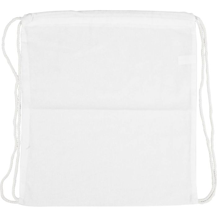 Drawstring Bag, size 37x41 cm, 130 g, white, 1 pc