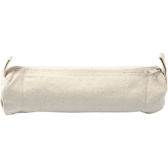 Pencil Case, L: 20 cm, dia. 6 cm, 300 g, light natural, 1 pc