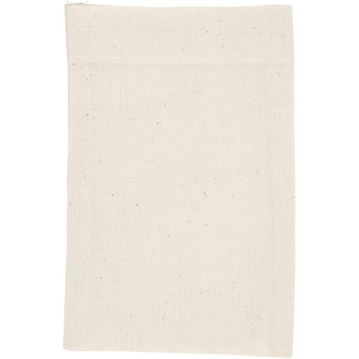 Bag, size 15x20 cm, 115 g, light natural, 4 pc/ 1 pack