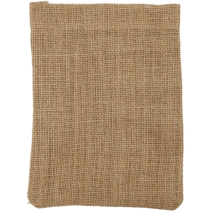 Bag, size 15x20 cm, 275 g, brown, 4 pc/ 1 pack