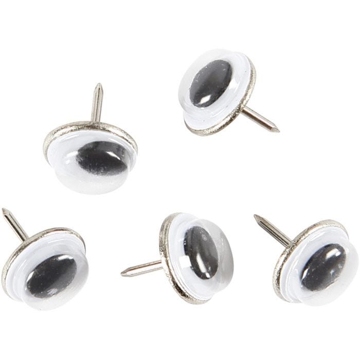 Wiggly Eyes, 10 mm, 25pc/ 1 pack