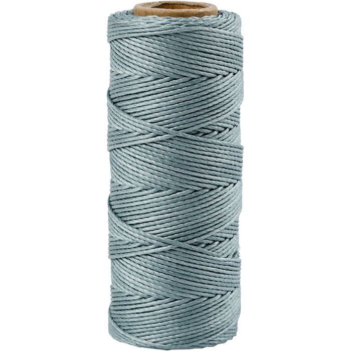 Bamboo Cord, thickness 1 mm, dark turquoise, 65 m/ 1 roll