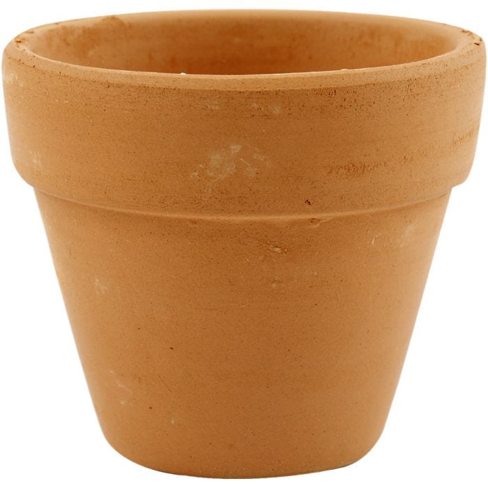 Flower Pots, H: 6,5 cm, dia. 7 cm, 24pc/ 1 pack