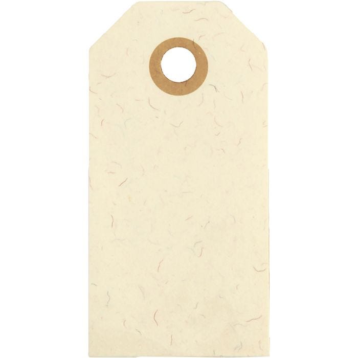 Manila Tags, size 4x8 cm, 250 g, cream, 20 pc/ 1 pack