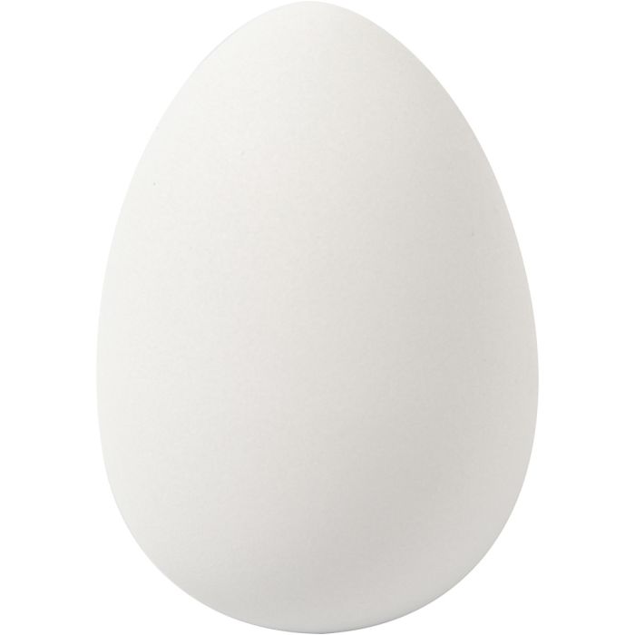 Egg, 8 cm, 5,5 cm, white, 8pc/ 1 pack