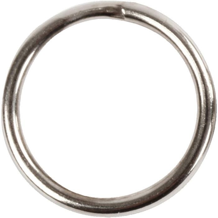 Key rings, dia. 12 mm, 10pc/ 1 pack