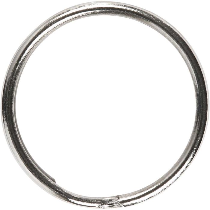 Key rings, dia. 20 mm, 8 pc/ 1 pack