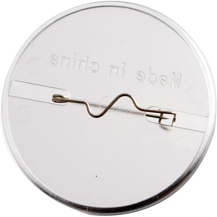 Badge, round, dia. 5,5 cm, 5 pc/ 1 pack