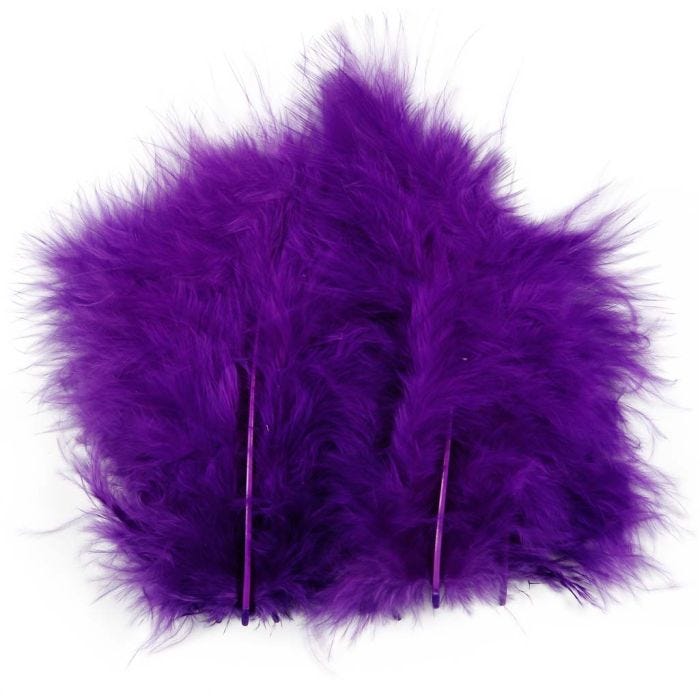 Down, 5-12 cm, purple, 15pc/ 1 pack