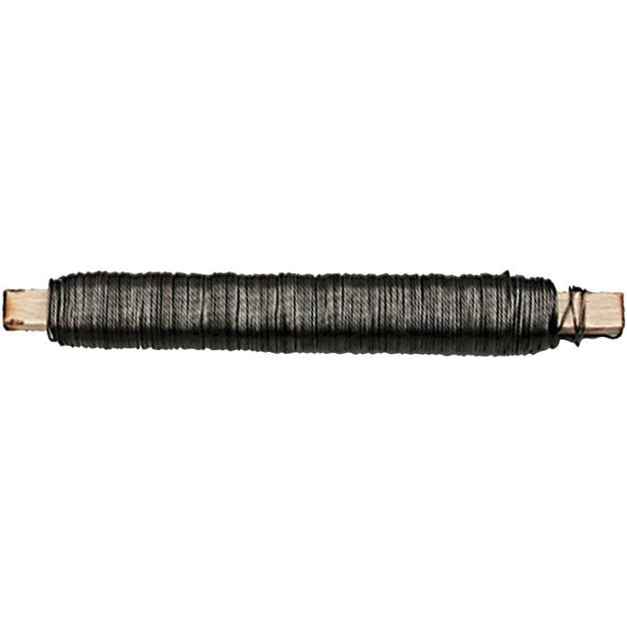 Florist Wire, thickness 0,5 mm, black, 50 m/ 1 roll