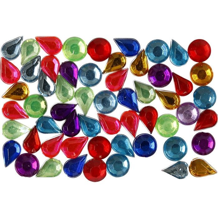 Rhinestones, size 5 mm, 15 g/ 1 pack