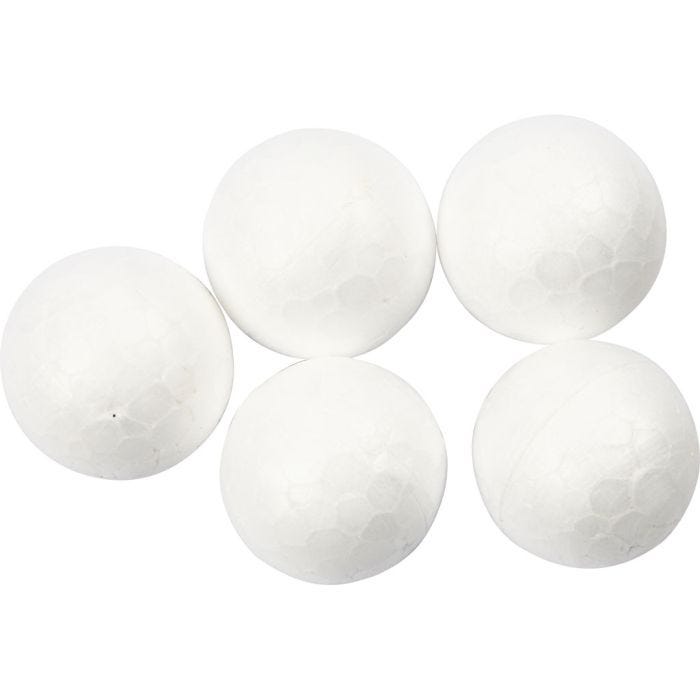 Polystyrene Balls, dia. 2 cm, white, 200 pc/ 1 pack