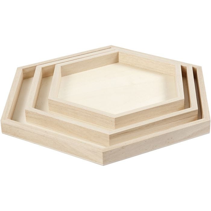 Trays, 21+26+31 cm, 3pc/ 1 set