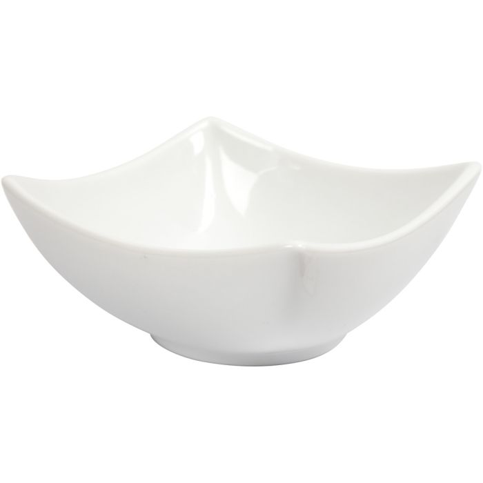 Bowl, H: 4,5 cm, dia. 10 cm, white, 2 pc/ 1 pack