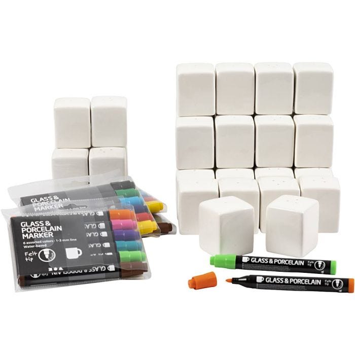 Classroom kit of salt &amp; pepper sets, 1 set