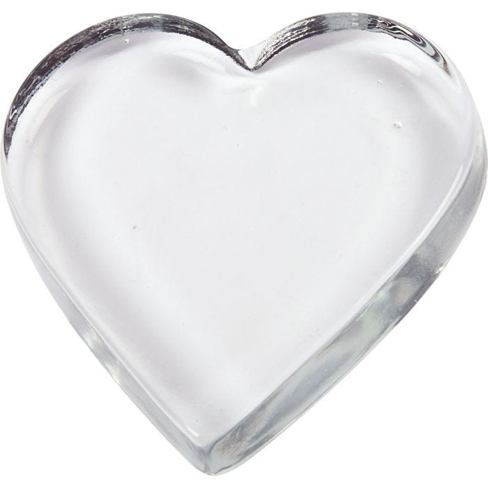 Heart, size 9x9 cm, thickness 15 mm, 10 pc/ 1 pack