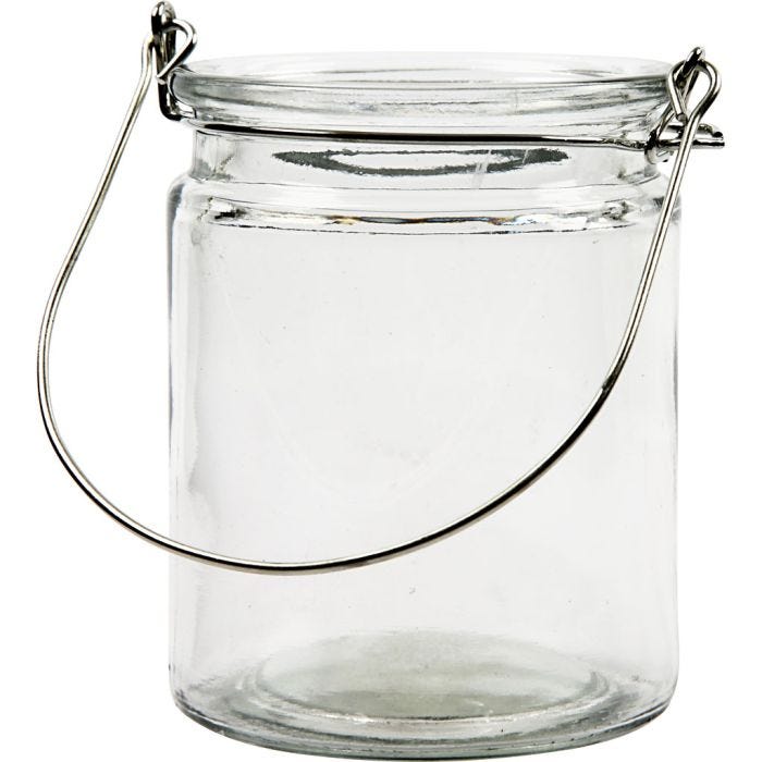 Lantern, H: 10 cm, dia. 7,6 cm, 12pc/ 1 pack