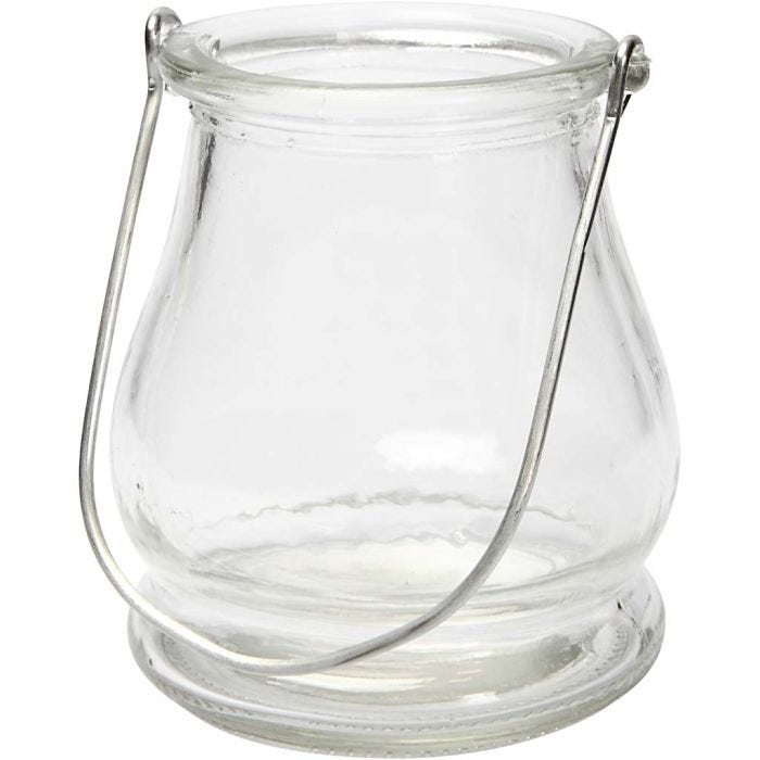 Lantern, H: 10 cm, dia. 9 cm, 12pc/ 1 pack