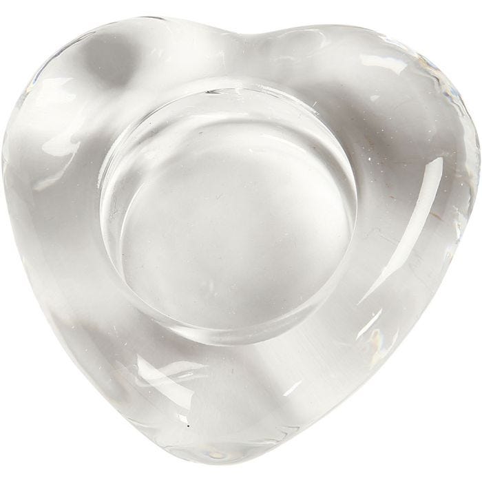 Tea Light Candle Holder, 8x8 cm, 25 mm, 1 pc