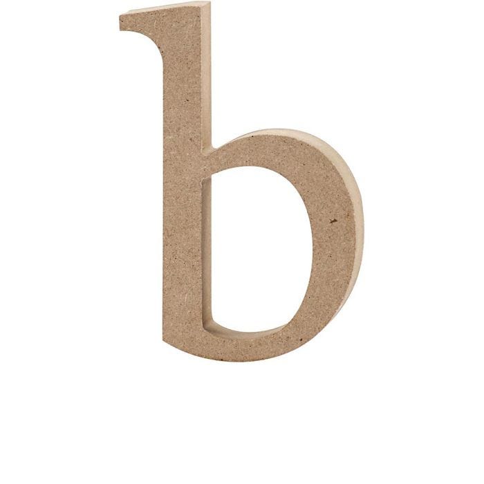 Letter, b, 13 cm, 2 cm, 1 pc