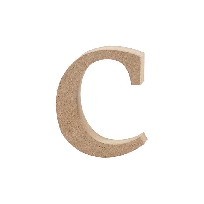 Letter, c, H: 8,4 cm, thickness 2 cm, 1 pc