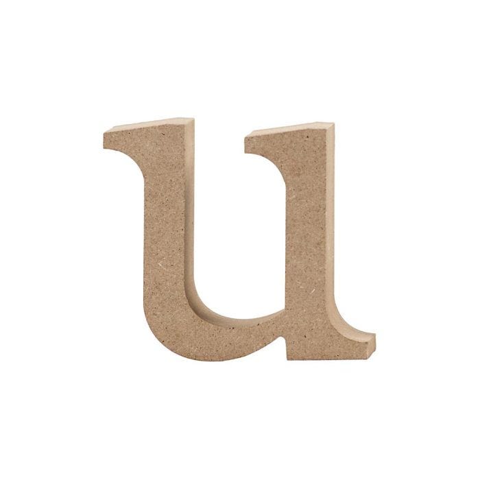 Letter, u, 8,5 cm, 2 cm, 1 pc