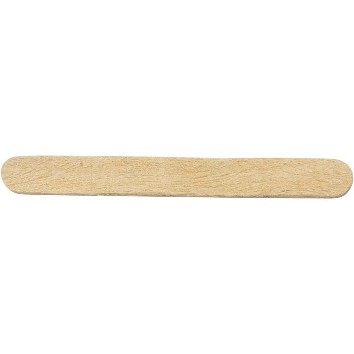 Ice lolly sticks, L: 5,5 cm, W: 6 mm, natural, 50 pc/ 1 pack