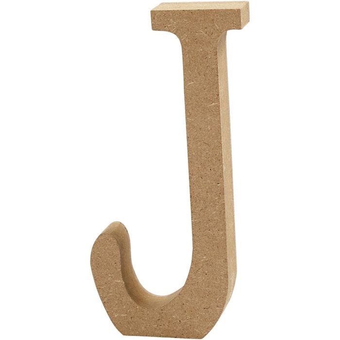 Letter, J, 13 cm, 2 cm, 1 pc