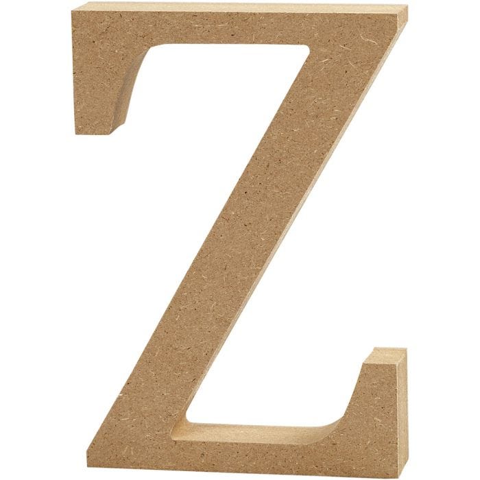 Letter, Z, 13 cm, 2 cm, 1 pc