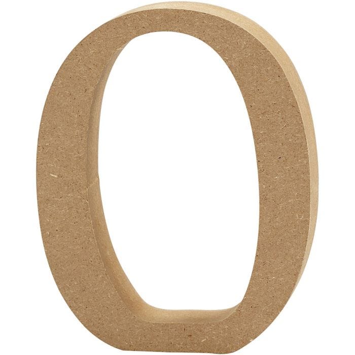 Letter, O, 8 cm, 1,5 cm, 1 pc
