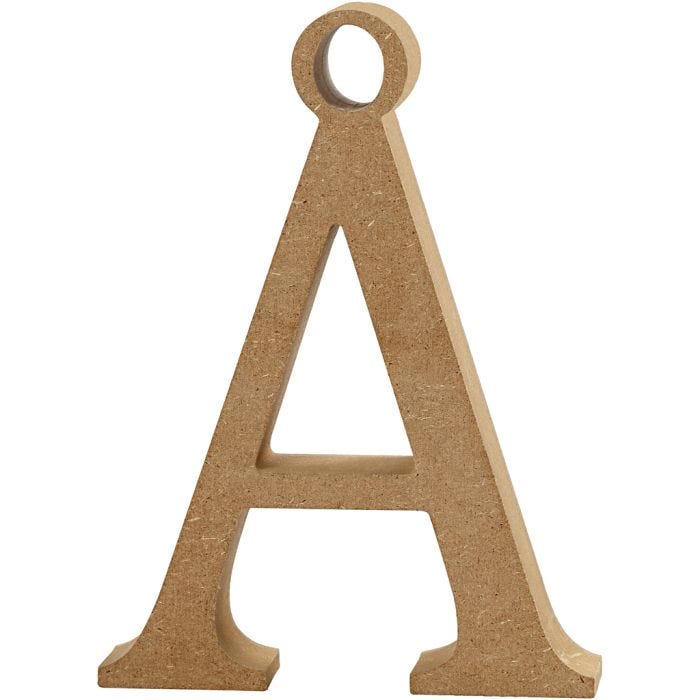 Letter, Å, H: 8 cm, thickness 1,5 cm, 1 pc