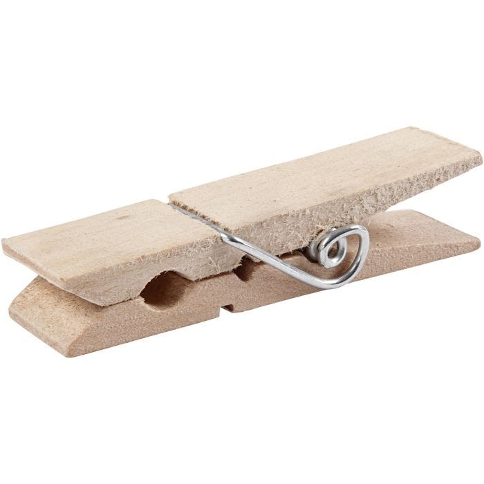 Wooden Peg, 7,2 cm, 2 cm, 10pc/ 1 pack