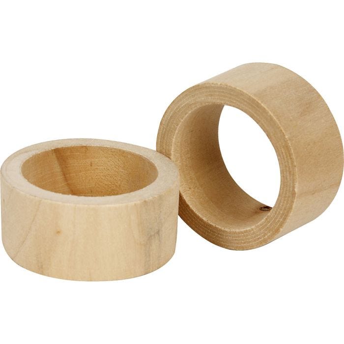 Napkin Rings, dia. 35 mm, W: 20 mm, 6 pc/ 1 pack