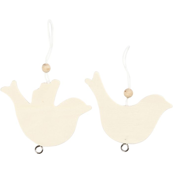 Dove Of Peace, size 7,5x9,5 cm, thickness 4 mm, 10pc/ 1 pack