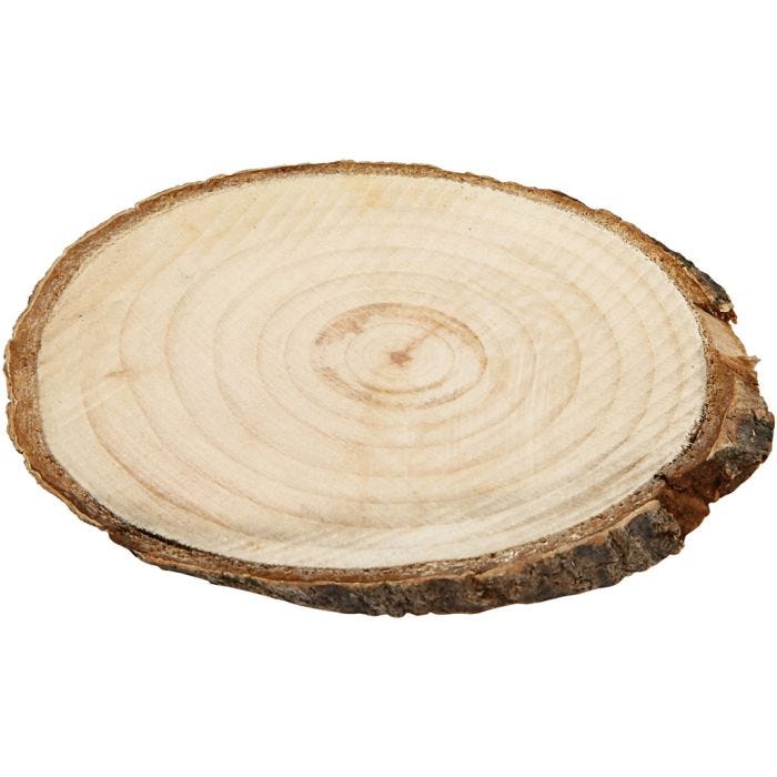 Wooden Discs, size 9,5x6 cm, thickness 6 mm, 12 pc/ 1 pack