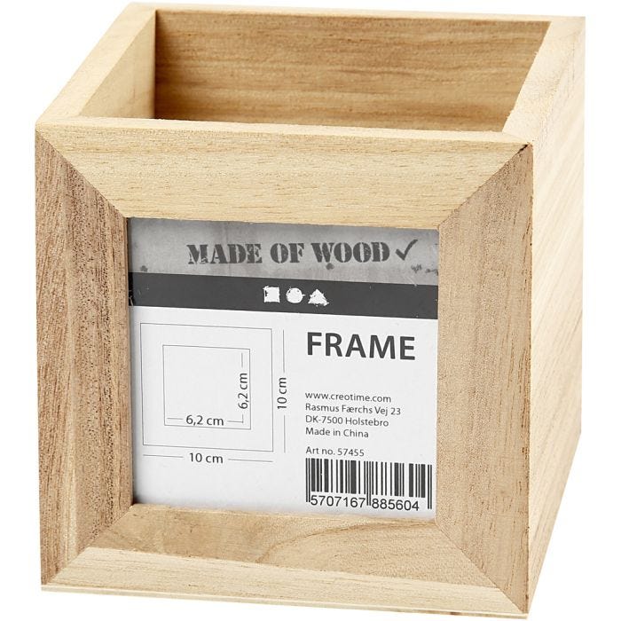 Pencil Holder, 10x10x10 cm, 6,2x6,2 cm, 1 pc