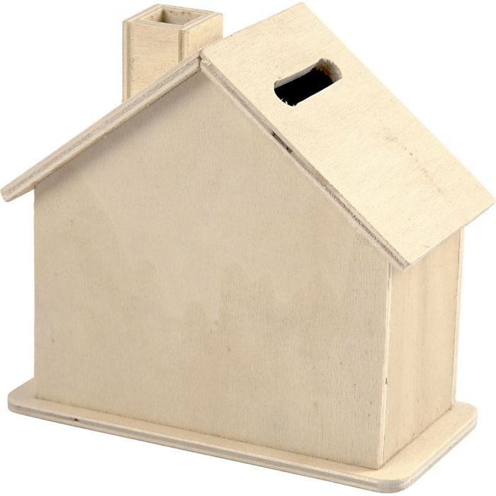 Money Box, size 9,6x11,7x5,5 cm, 10 pc/ 1 pack