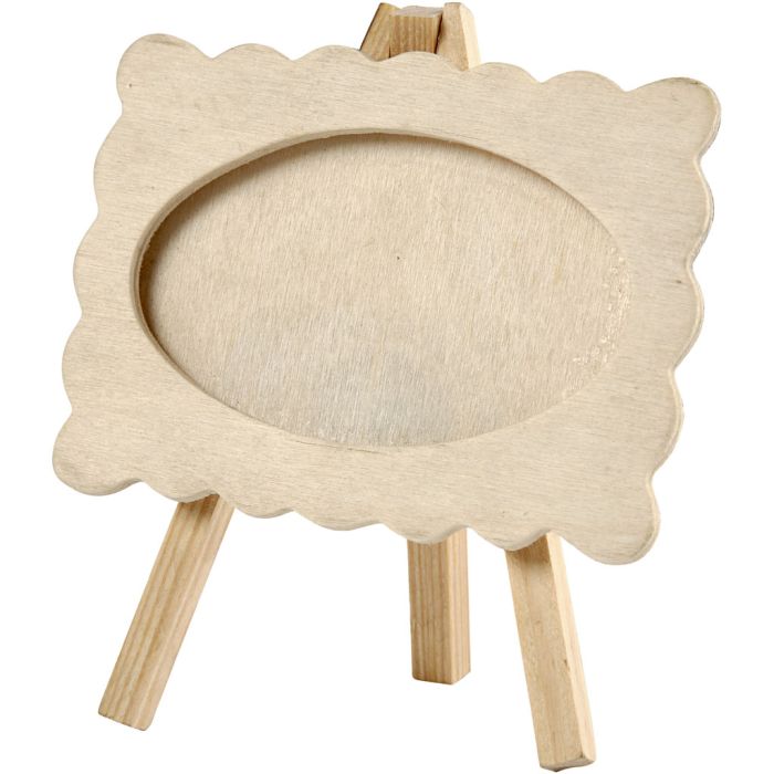 Frame on a easel, size 13,2x11,5 cm, thickness 18 mm, 1 pc